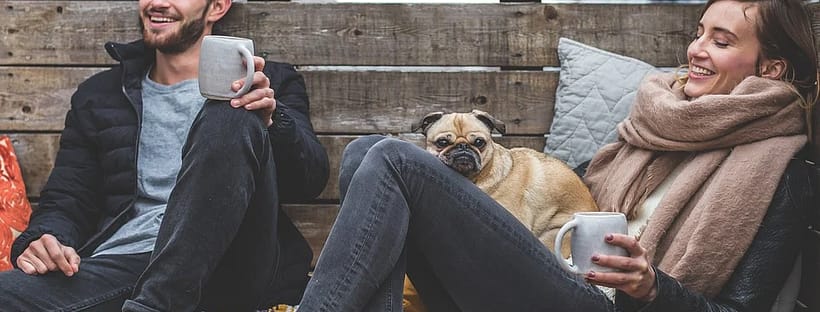 owner with pet