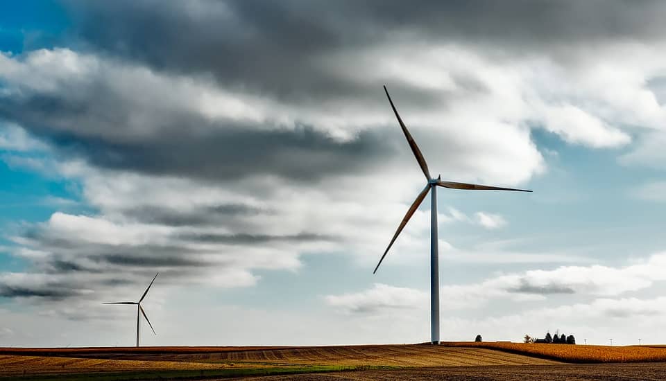 Wind mill generating electricity